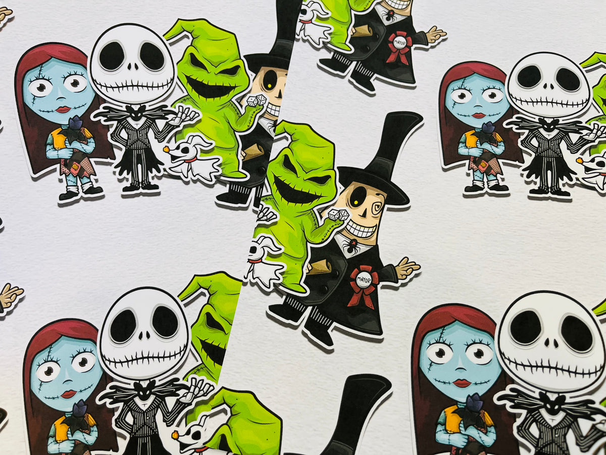 Printed Paper Custom Pack Nightmare Before Christmas – CT Scrapbooks