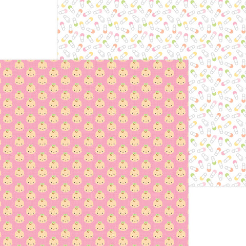 Baby Girl Bundle of Joy Scrapbook Paper