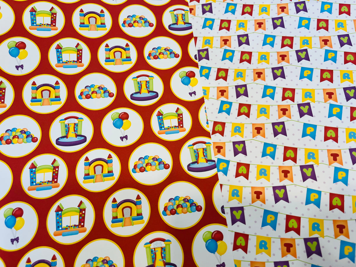 Printed Paper Custom Pack Bounce House Party – CT Scrapbooks