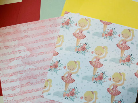 Printed Paper Custom Pack Ballet Dance Tutu Blonde