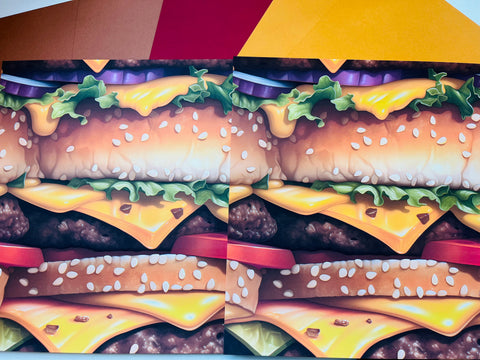 Printed Paper Custom Pack Cheeseburger