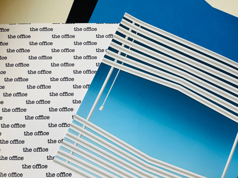 Printed Paper Custom Pack TV Office Theme Window