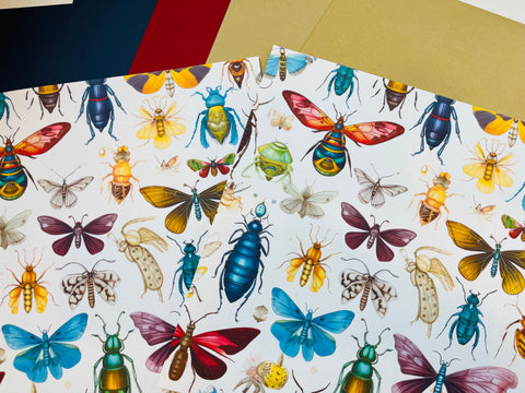 Printed Paper Custom Pack Bugs Insects