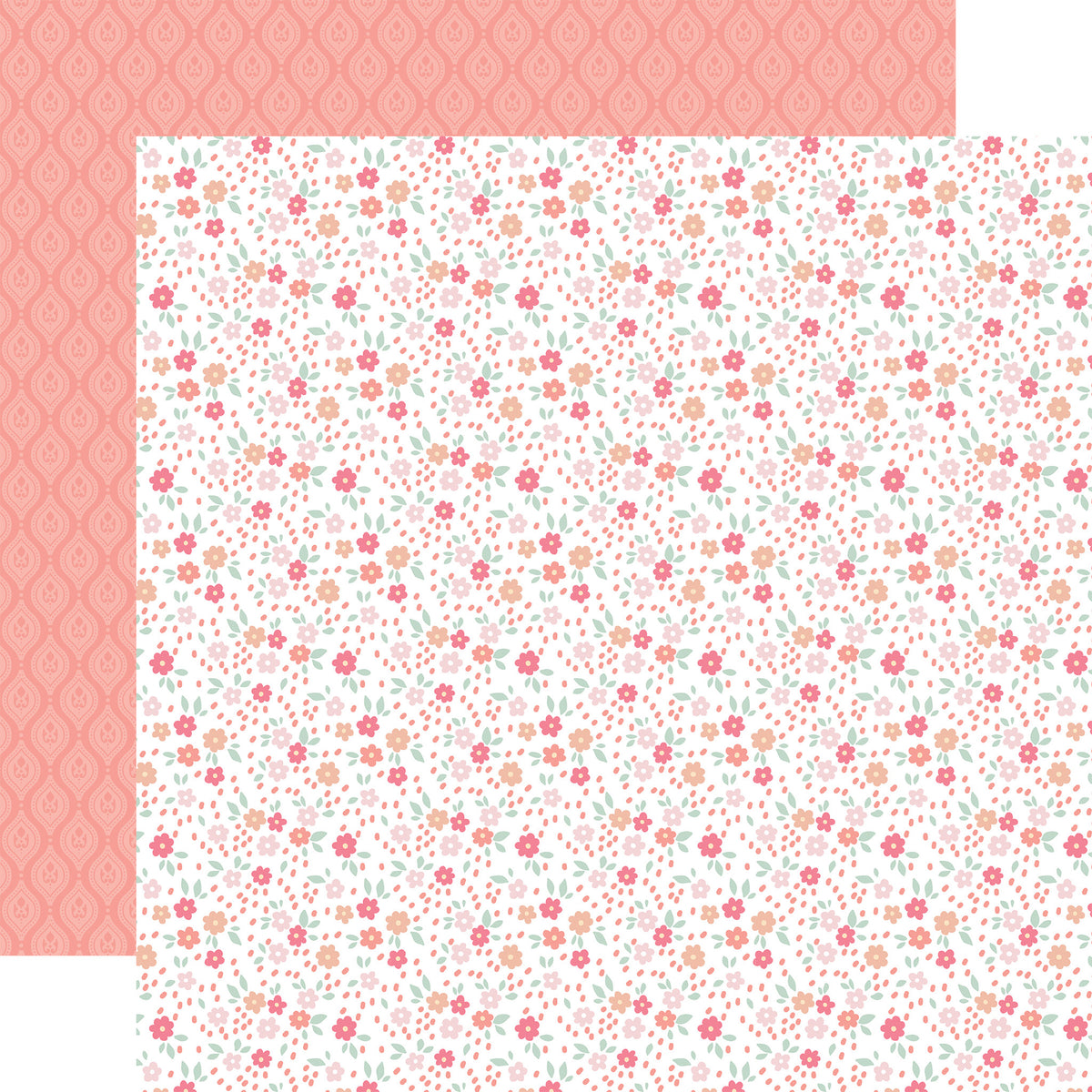 Princess Blossoming Buds Scrapbook Paper – CT Scrapbooks