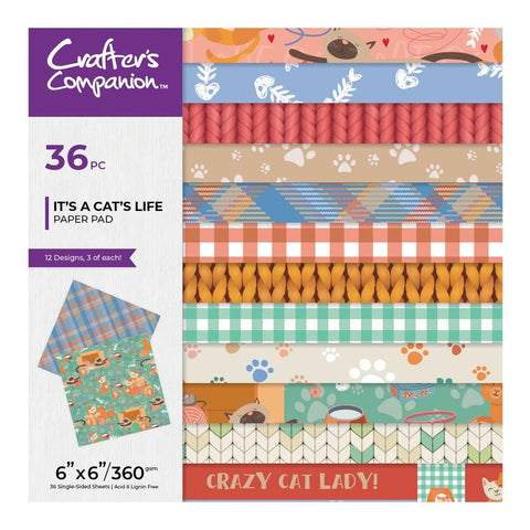 Cat Cattitude Chloe Scrapbook Paper