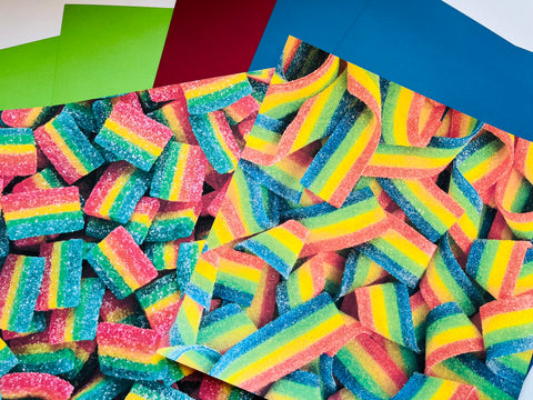Printed Paper Custom Pack Candy Sour Belts