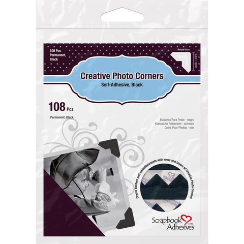 Photo Corners Black