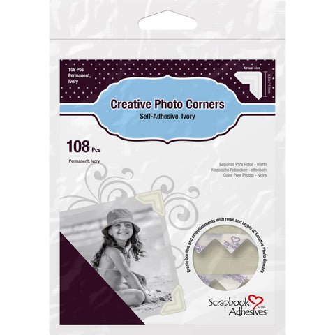 Photo Corners Ivory