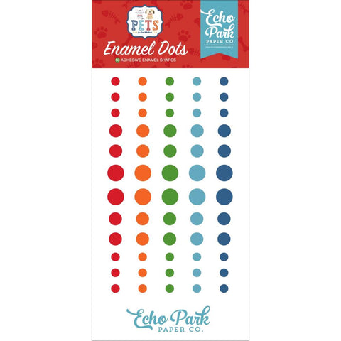 Echo Park Enamel Dots Pets Colors