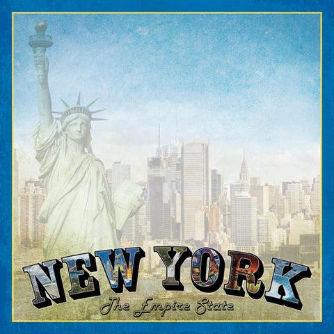 Travel New York Scrapbook Paper
