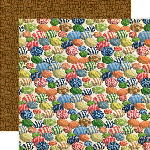 Dinosaurs Dino Eggs Scrapbook Paper