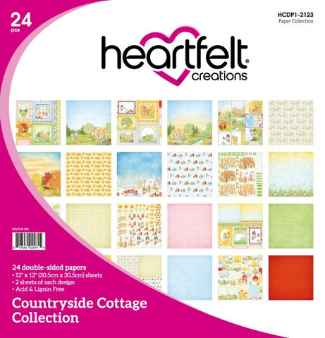 Heartfelt Creations Paper Pack Countryside Cottage