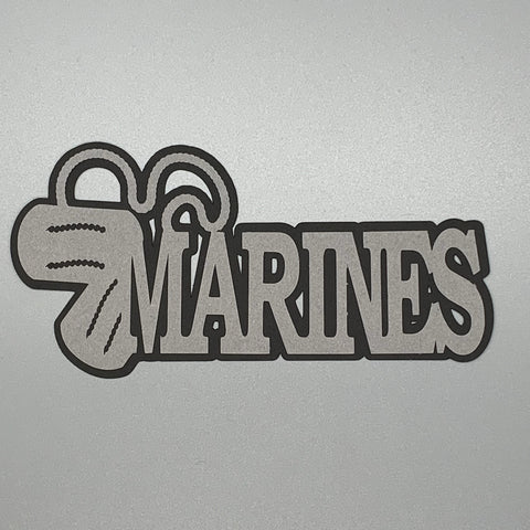 Die Cut Ellie Collection Military Marines