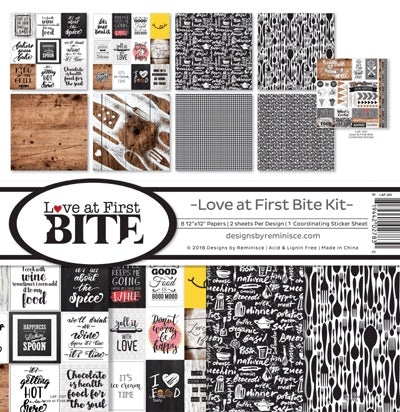 Reminisce Kit Paper Pack Love at First Bite Cooking