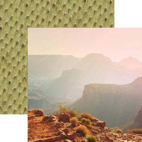 Desert Landscape Breathtaking Scrapbook Paper