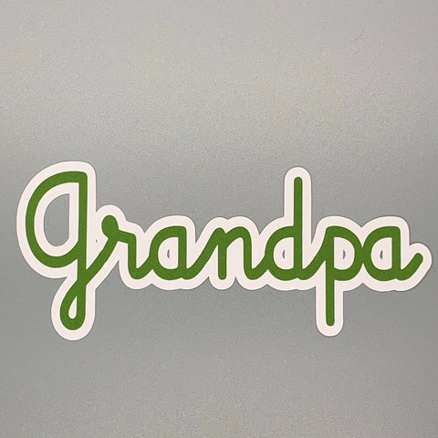 Die Cut Ellie Collection Family Grandpa